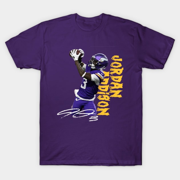 Vikings Jordan Addison T-Shirt by CovpaTees